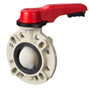 Butterfly valve Series: 57 Type: 3743 PP/PVDF/FKM-F Centric Handle PN10 Wafer type DN40